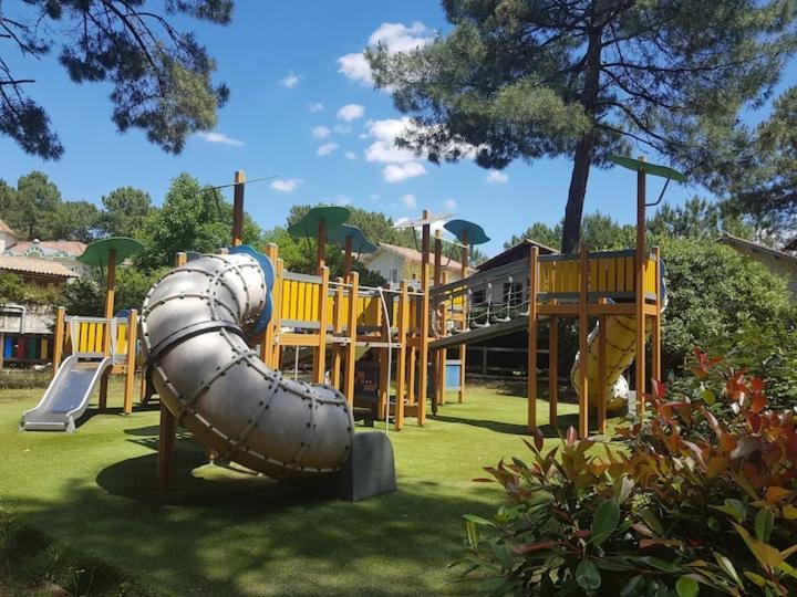 Maison Sur Golf Avec Piscine Chauffee A Lacanau Ocean المظهر الخارجي الصورة