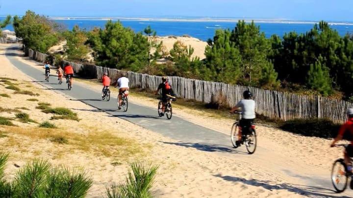 Maison Sur Golf Avec Piscine Chauffee A Lacanau Ocean المظهر الخارجي الصورة