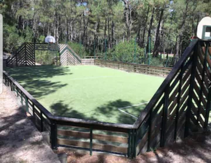 Maison Sur Golf Avec Piscine Chauffee A Lacanau Ocean المظهر الخارجي الصورة